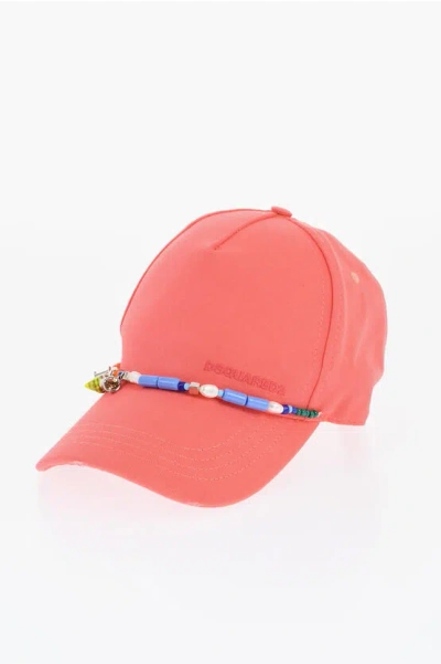 Dsquared2 Solid Color Cap With Charm