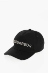 Dsquared2 Solid Color Cap With Rhinestone Embellished Logo