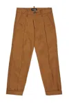 Dsquared2 Solid Color Chino Pants In Brown
