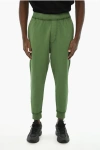 Dsquared2 Solid Color Cotton Joggers In Green