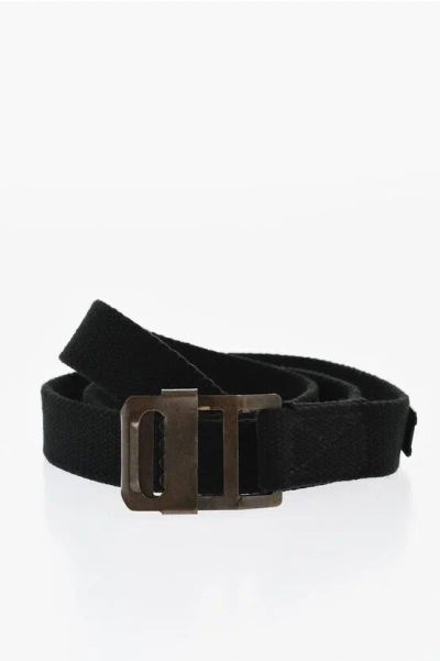 Dsquared2 Solid Color Fabric Belt 25mm