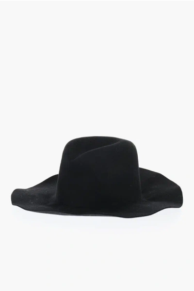 Dsquared2 Solid Color Fedora In Black