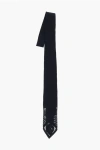 Dsquared2 Solid Color Gauzed Silk Tie