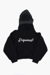 Dsquared2 Solid Color Hoodie With Visor