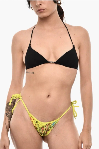 Dsquared2 Solid Color Icon Triangle Bikini Top