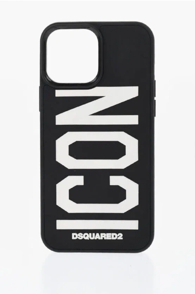 Dsquared2 Solid Color Iphone 13 Pro Max Case With Contrasting Logo