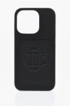 Dsquared2 Solid Color Iphone 13/14 Case With Card Holder Slot In Black