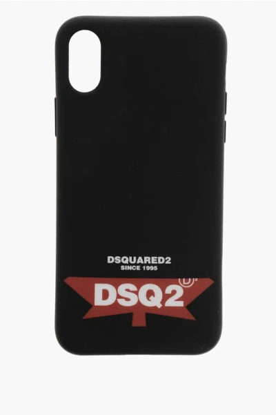 Dsquared2 Solid Color Iphone X Case With Contrasting Detail