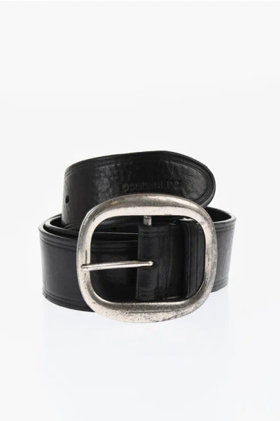 Dsquared2 Solid Colour Leather Canadian Girl Belt 45mm