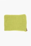 Dsquared2 Solid-color Mixed-wool Neck Warmer In Green