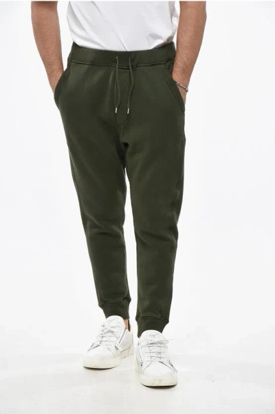 DSQUARED2 SOLID COLOR NYC JOGGERS WITH TONE ON TONE LOGO
