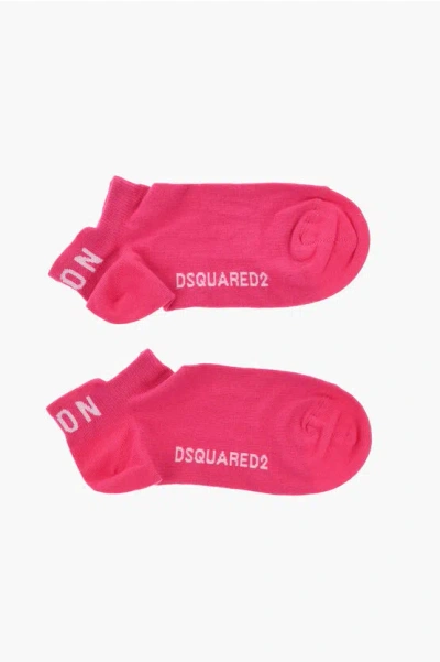 Dsquared2 Solid Color Nylon And Cotton Icon Socks