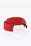 Dsquared2 Solid Color Nylon Belt With Military Buckle 30mm