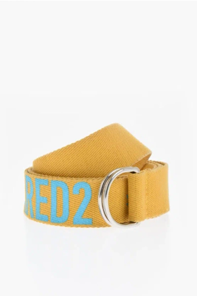 Dsquared2 Solid Color One Life One Planet Belt With D-ring Buckle 40mm