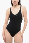 Dsquared2 Solid Color One-piece Swimsuit With Contrasting Stitching