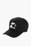 Dsquared2 Solid Color Power Twins Cap With Contrasting Logo