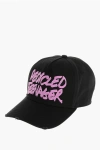 Dsquared2 Solid Color Recycled Teeneger Cap With Rhinestones Detail