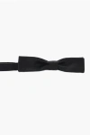 Dsquared2 Solid Color Silk Bow Tie In Black