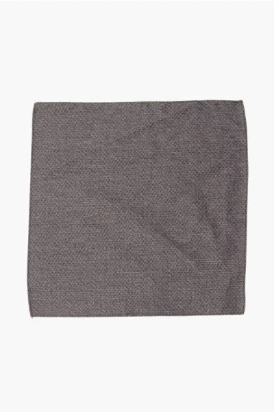 DSQUARED2 SOLID COLOR SILK POCKET SQUARE