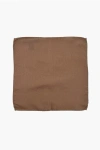 Dsquared2 Solid Color Silk Pocket Square In Brown