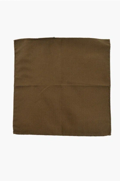 Dsquared2 Solid Color Silk Pocket Square