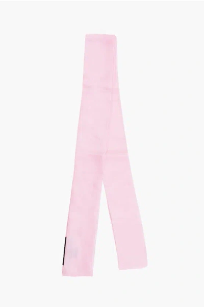 Dsquared2 Solid Color Silk Slim Foulard