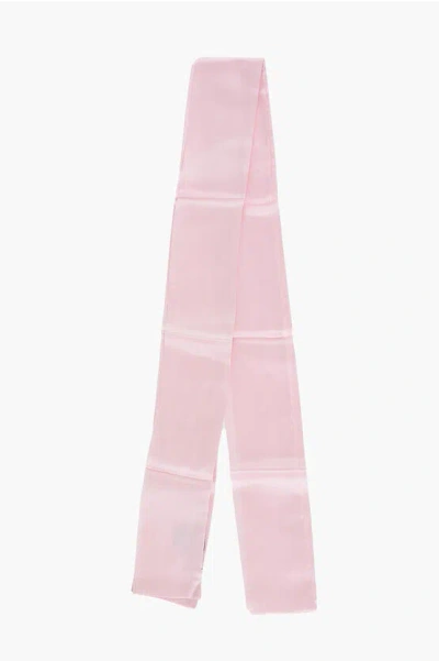Dsquared2 Solid Color Silk Slim Foulard