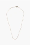 Dsquared2 Solid Color Swarovski Pearls And Metal Choker Necklace
