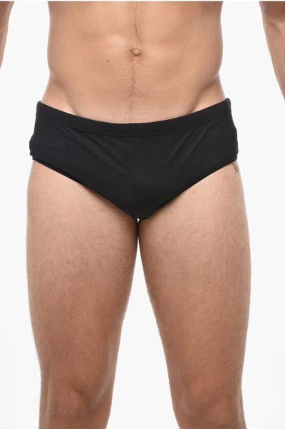 Dsquared2 Solid Color Swim Brief In Black