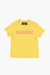 Dsquared2 Solid Color T-shirt With Contrasting Logo