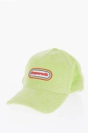 Dsquared2 Solid Color Terry Cap With Logo Patch