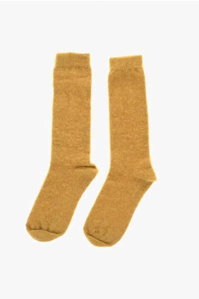 Dsquared2 Solid Color Wool Blend Socks