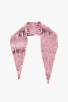 Dsquared2 Solid Sequin Scarf In Pink