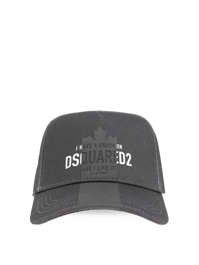 Dsquared2 Baseball Cap In Black