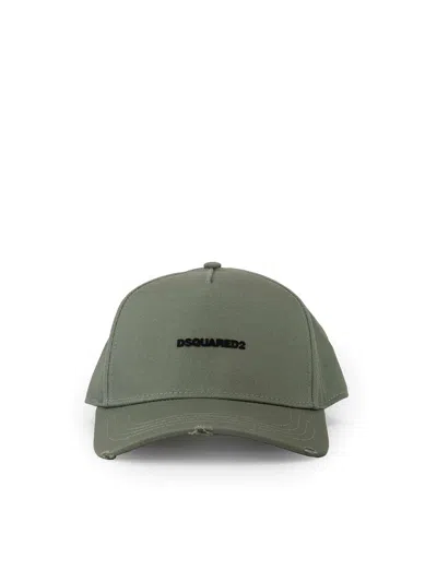 Dsquared2 Baseball Cap With Logo In Green