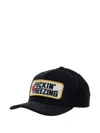 Dsquared2 Souvenir From Canada Corduroy Patch Baseball Cap In Black