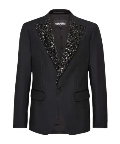 DSQUARED2 DSQUARED2 SPARKLING COLLAR LONDON BLAZER
