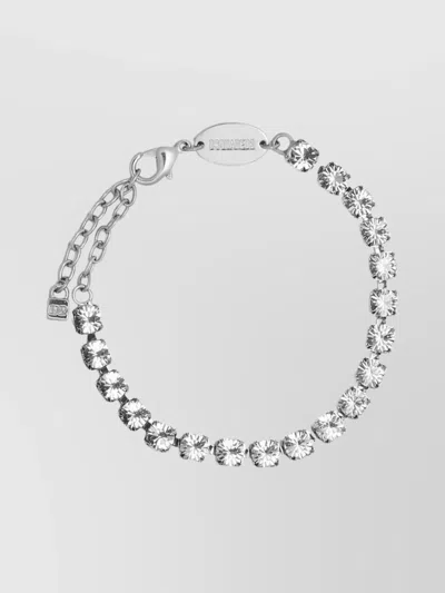 Dsquared2 Sparkling Rhinestone Chain Bracelets