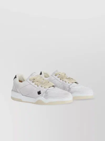 Dsquared2 Spike Rubber Sole Distressed Sneakers