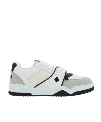 DSQUARED2 DSQUARED2 SPIKER LOGO PRINTED LOW-TOP SNEAKERS