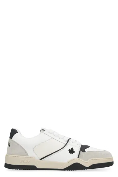 Dsquared2 Spiker Low-top Sneakers In White