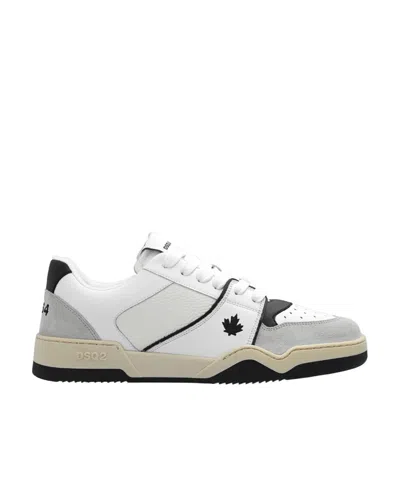 Dsquared2 Spiker Low-top Sneakers In White