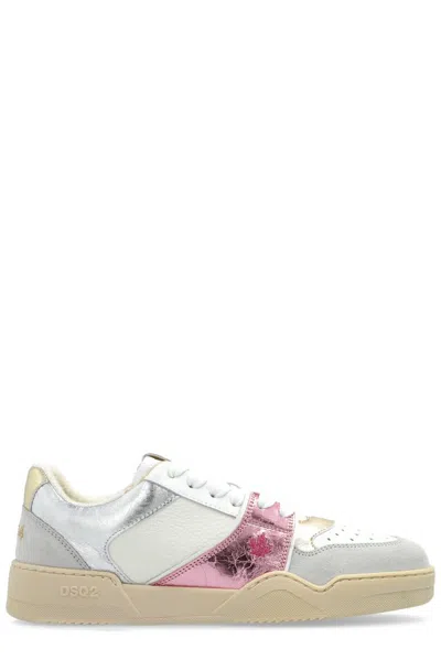 Dsquared2 Spiker Sneakers In White