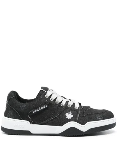 Dsquared2 Spiker Sneakers In Black