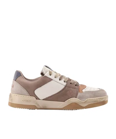Dsquared2 Spiker Sneakers In Nude