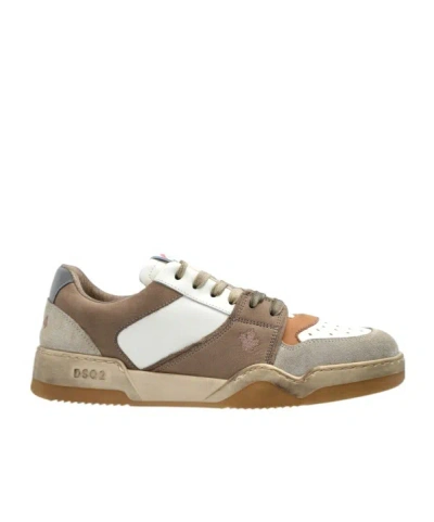 Dsquared2 Spiker Sneakers In Nude