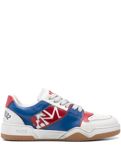 Dsquared2 Spiker Sneakers In White