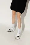Dsquared2 Leather And Suede Spiker Low-top Sneakers In White