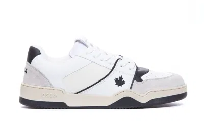 Dsquared2 Spiker Trainers In White, Black