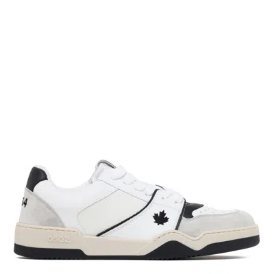 Dsquared2 Spiker White Leather Sneakers